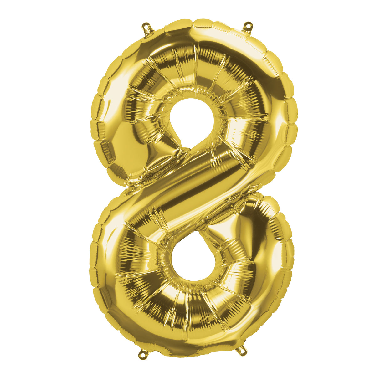 34in Gold Number Balloon (8)