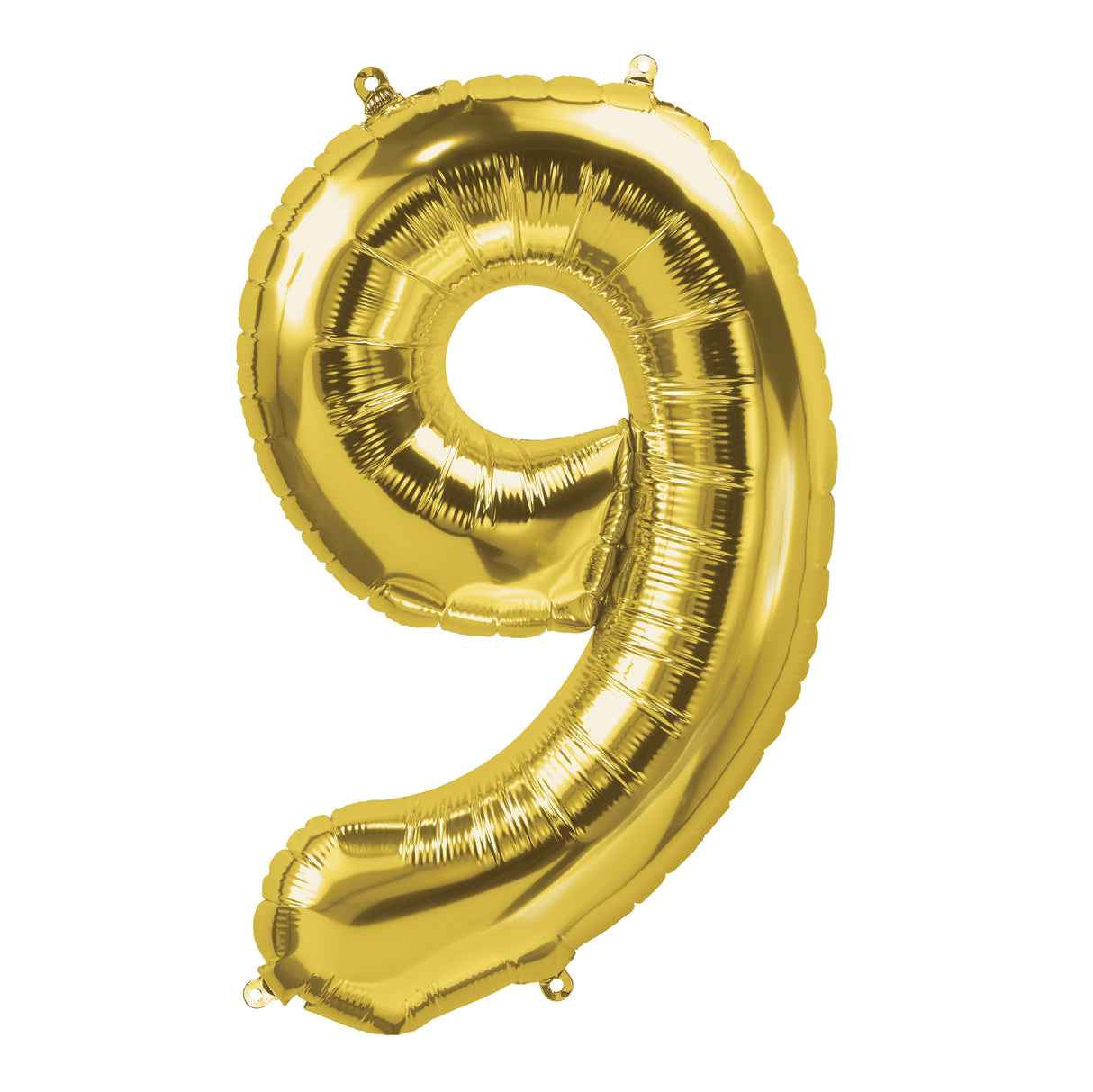 34in Gold Number Balloon (9)