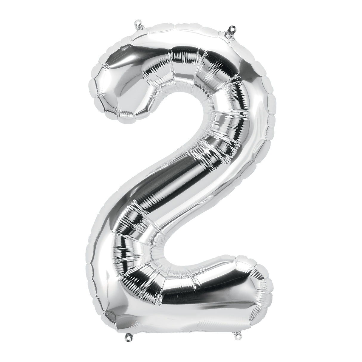 34in Silver Number Balloon (2)