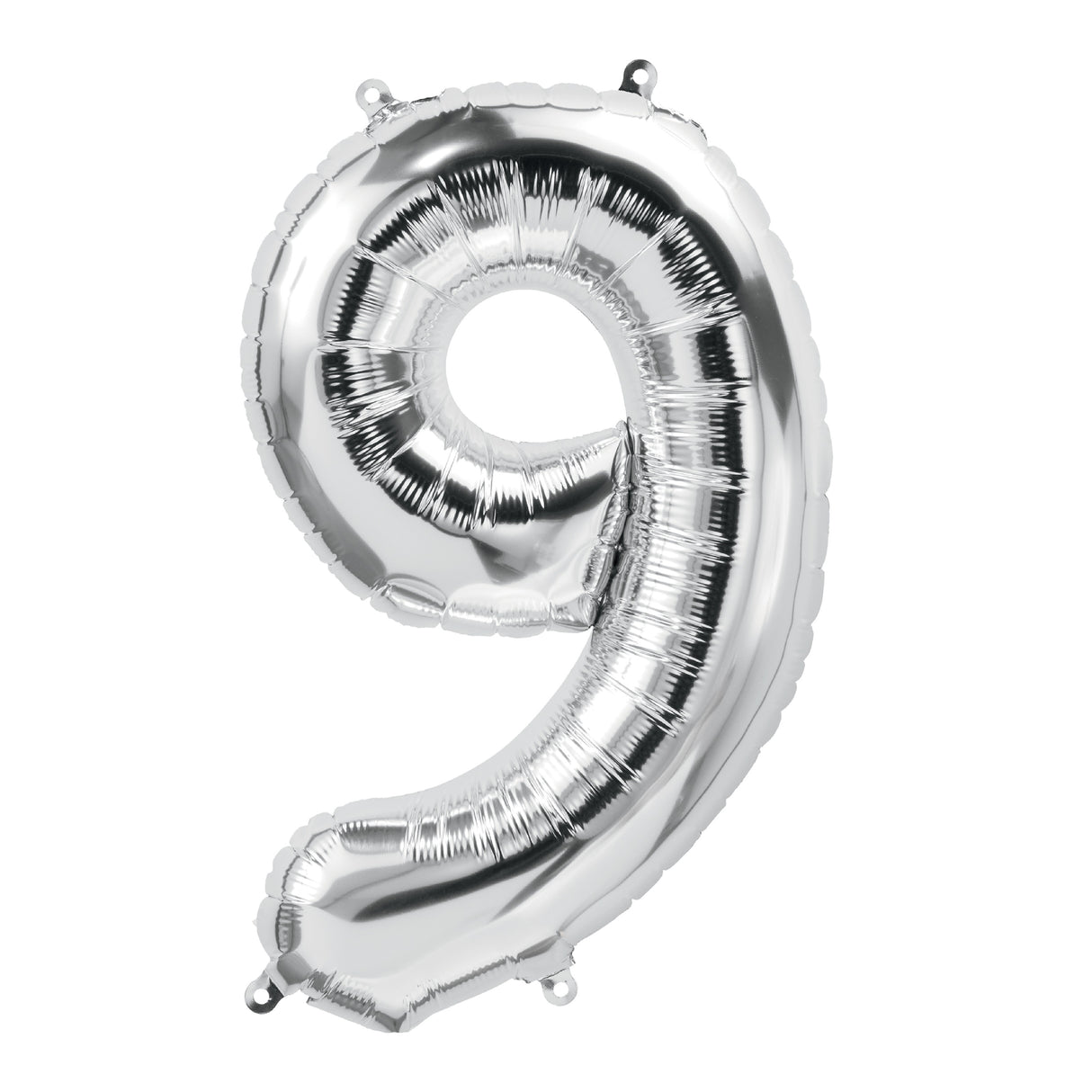 34in Silver Number Balloon (9)