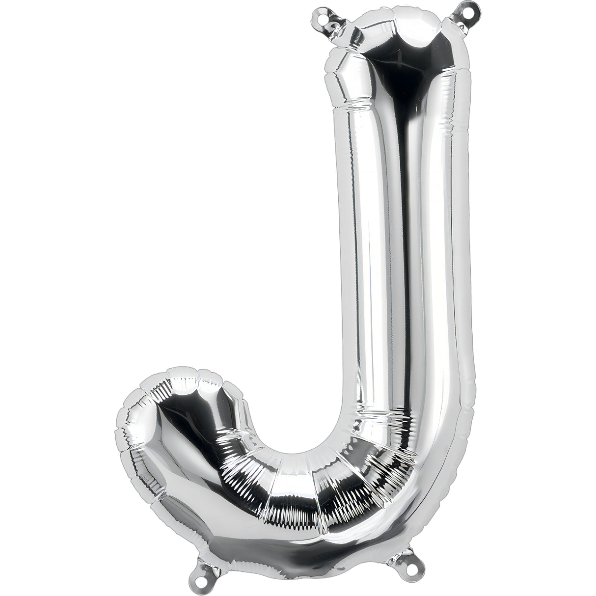 34in Silver Letter Balloon (J)