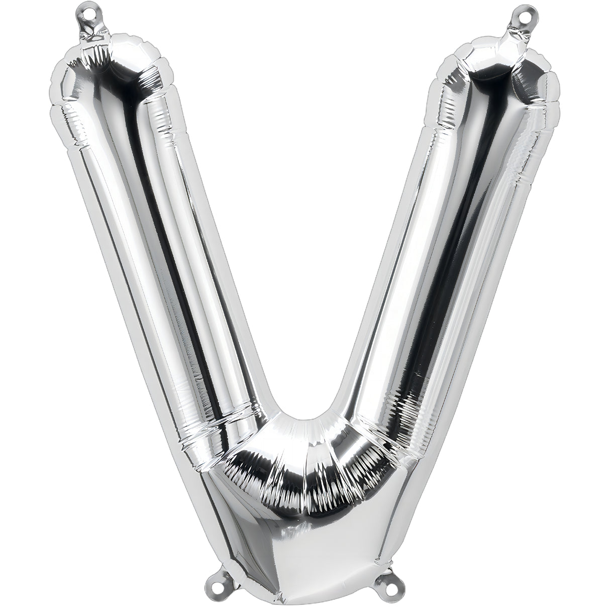 34in Silver Letter Balloon (V)
