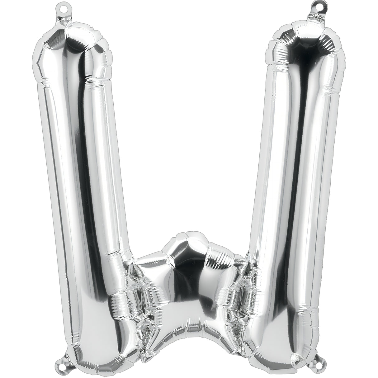 34in Silver Letter Balloon (W)