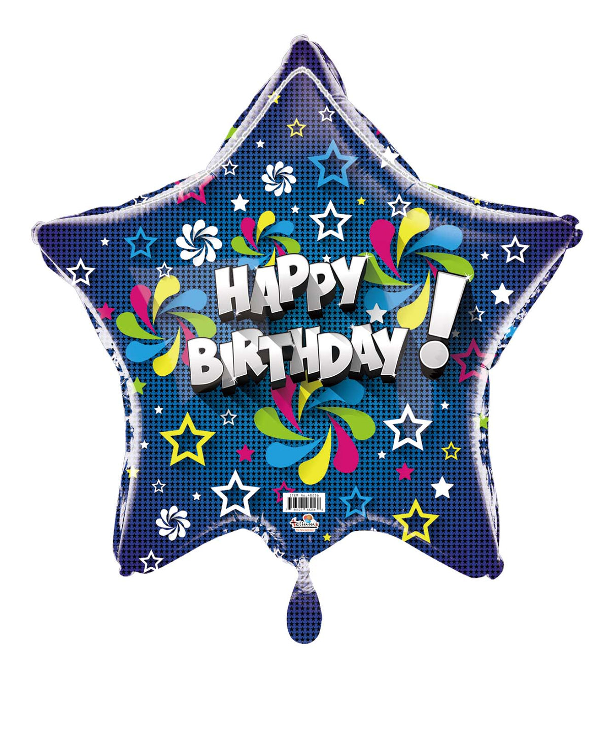 19S HAPPY BIRTHDAY 3-D BLUE FIREWORKS