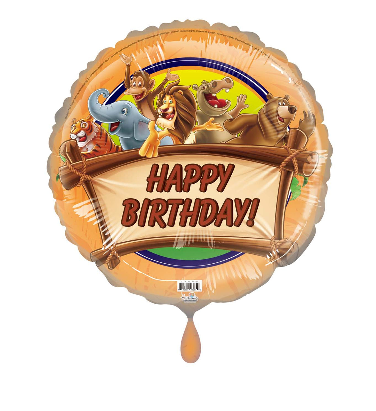 18C HAPPY BIRTHDAY JUNGLE ANIMALS
