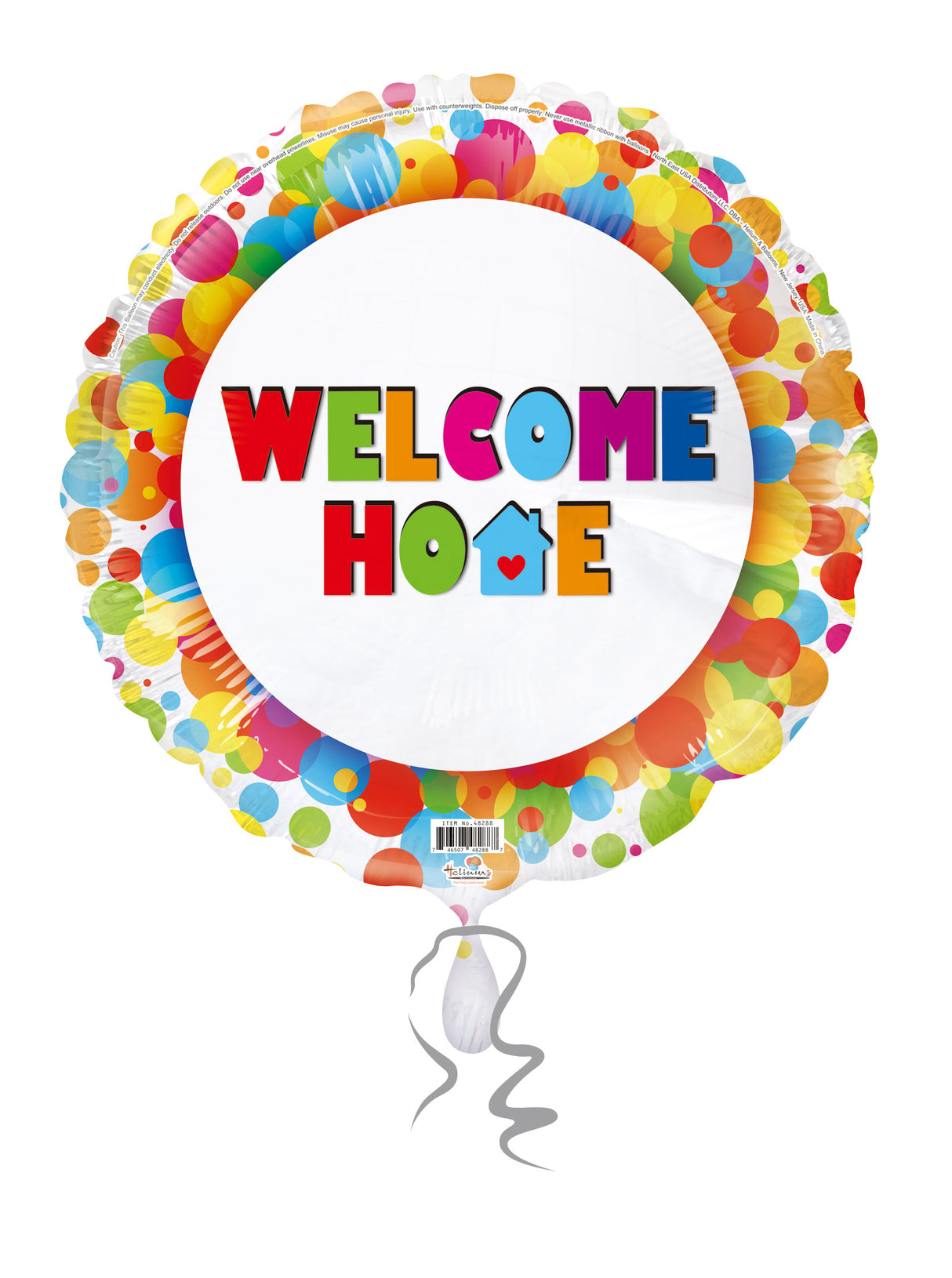 18C WELOME HOME COLORFUL DOTS