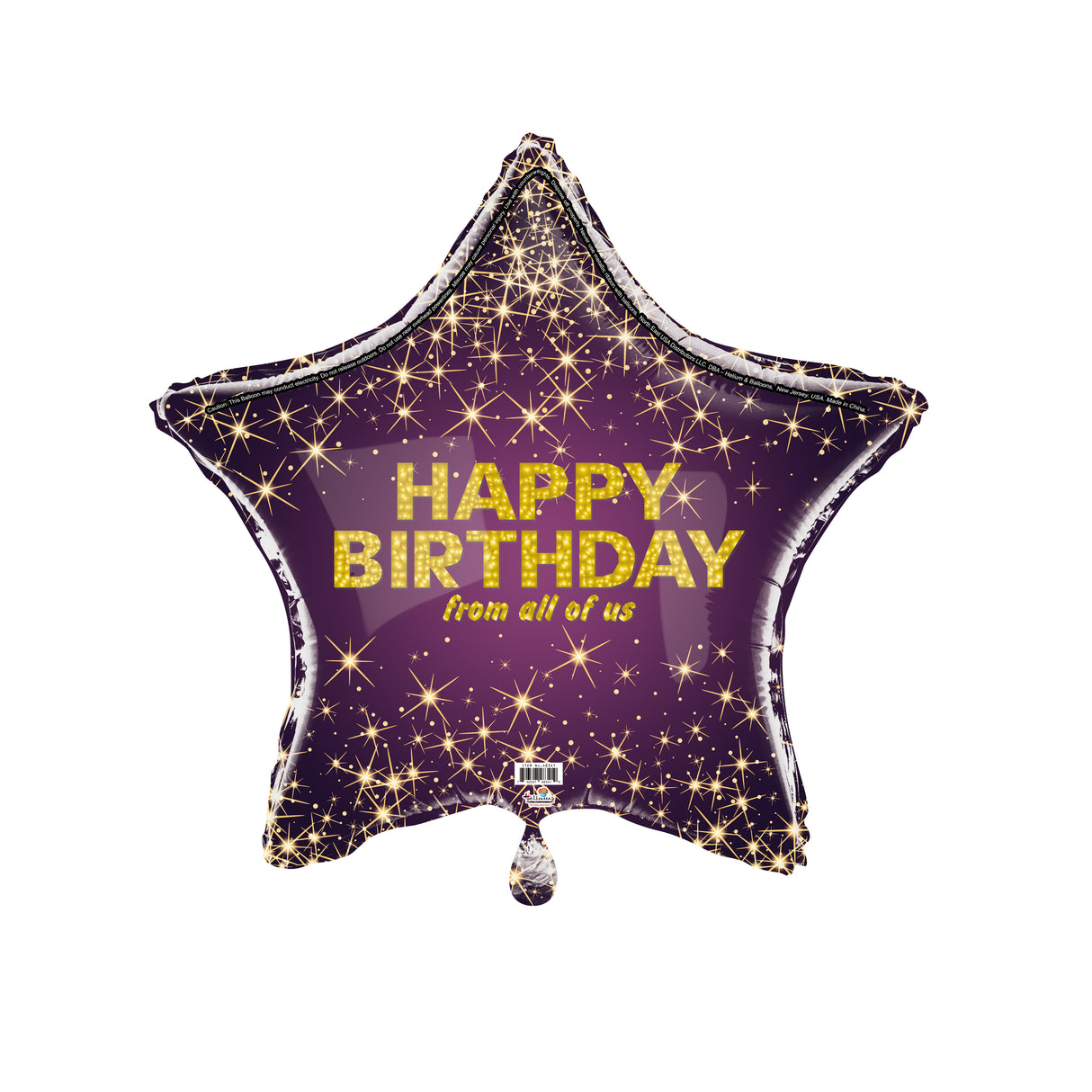 31S HAPPY BIRTHDAY VIOLET TWINKLE STARS