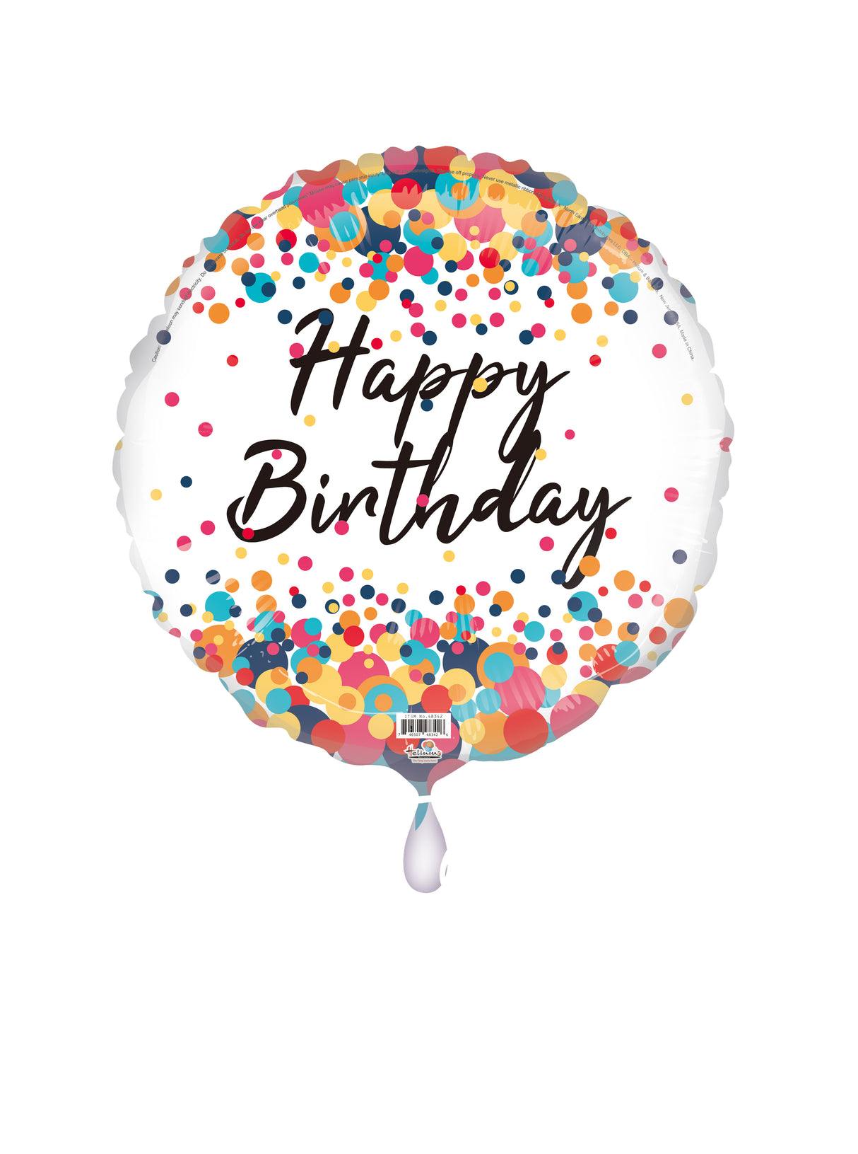 31C HAPPY BIRTHDAY MULTICOLOR DOTS