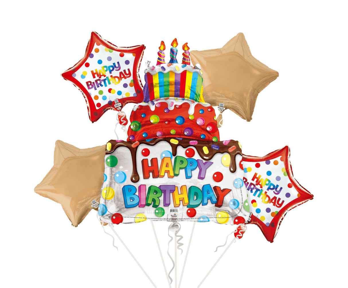 BQT HBD 3 TIER CAKE - 5PCS