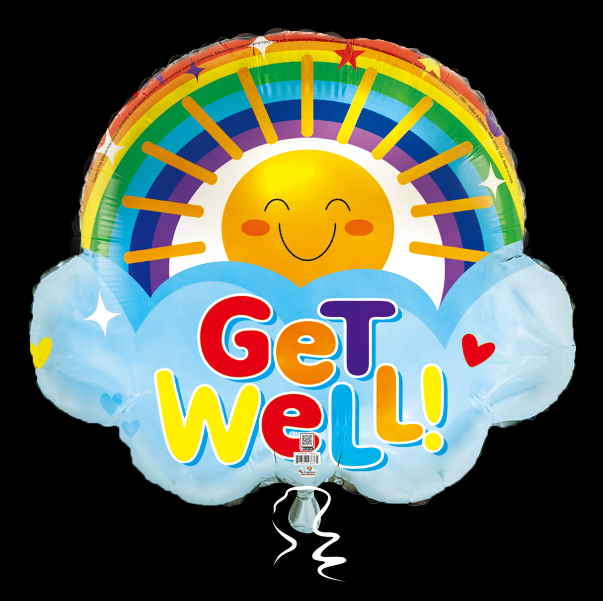 20SS GET WELL RAINBOW SUN & CLOUDS