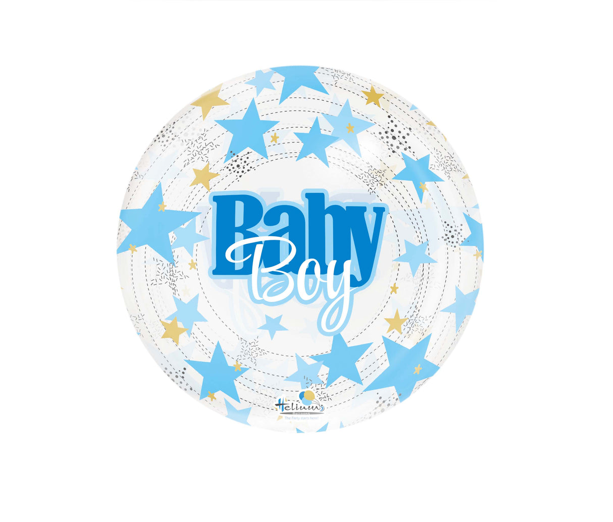 20" BUBBLZ BABY BOY STAR