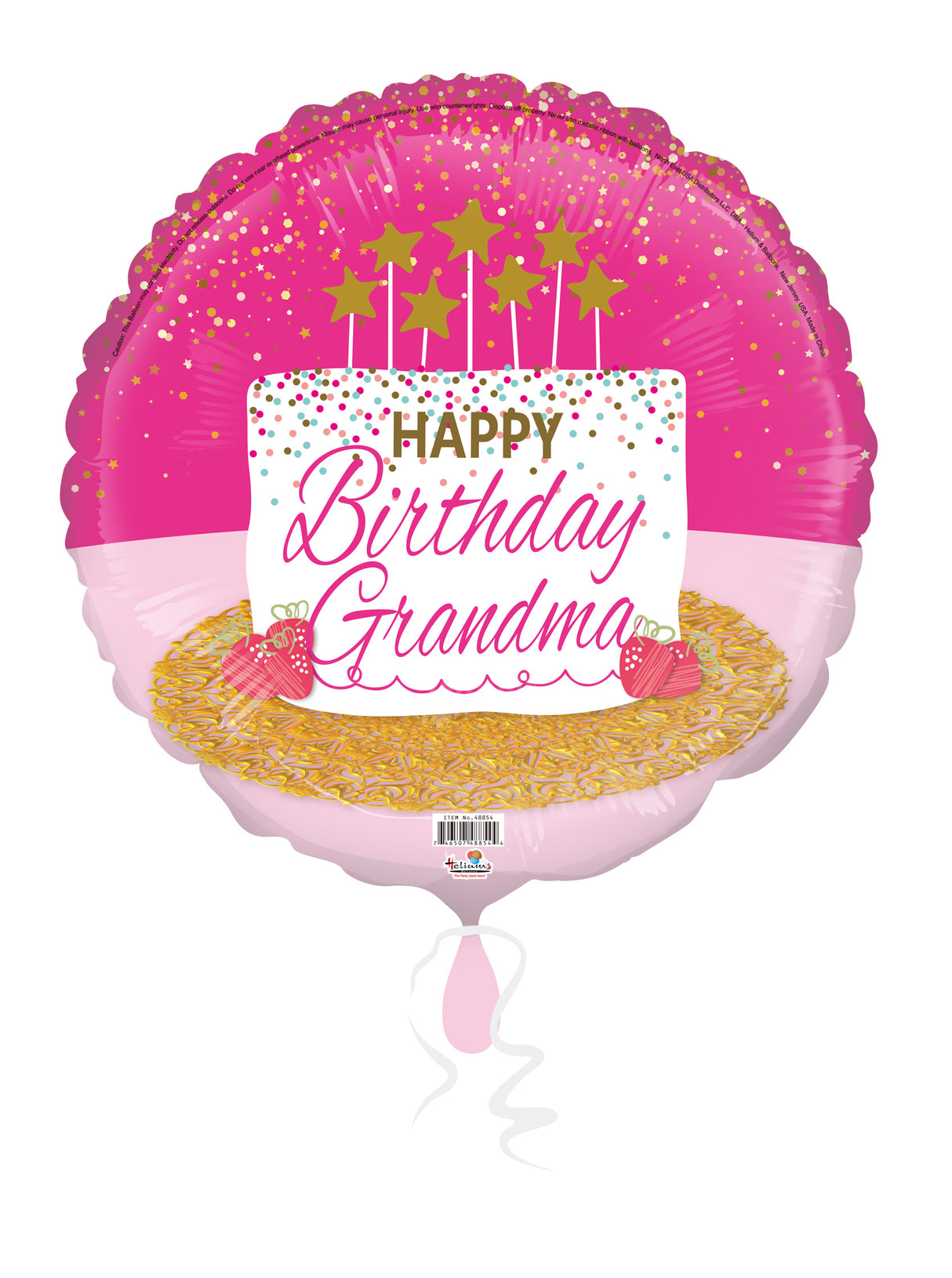 18C GRANDMA HAPPY BIRTHDAY CAKE W/CANDLES