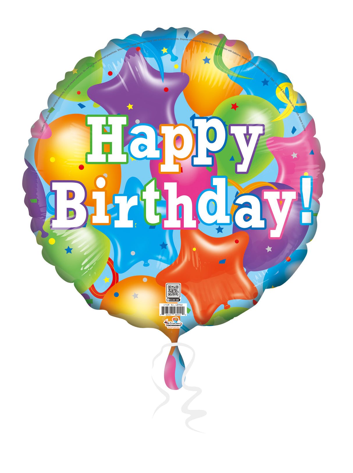 18C HAPPY BIRTHDAY PARTY BALLOONS