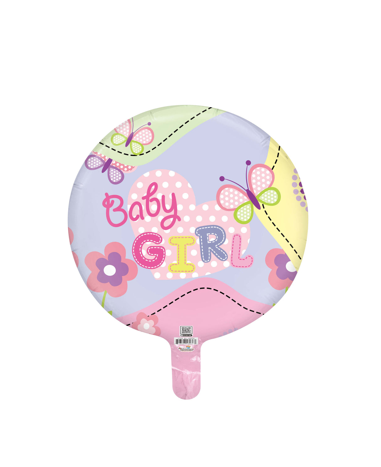 18C BABY GIRL FLOWERS & BUTTERFLIES