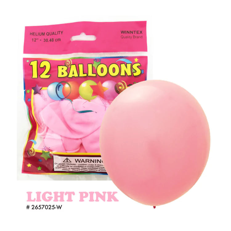 12ct Light Pink Latex