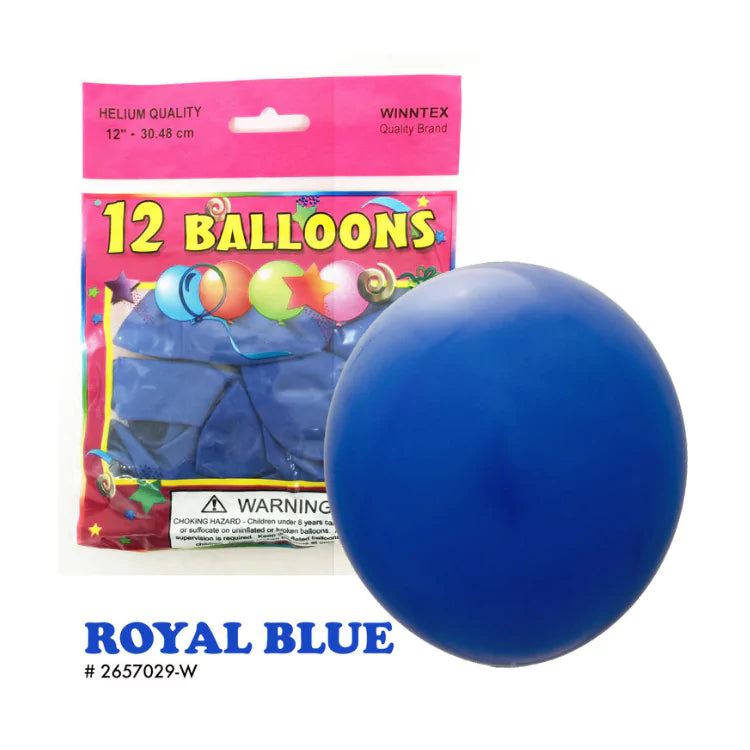 10ct Royal Blue Latex