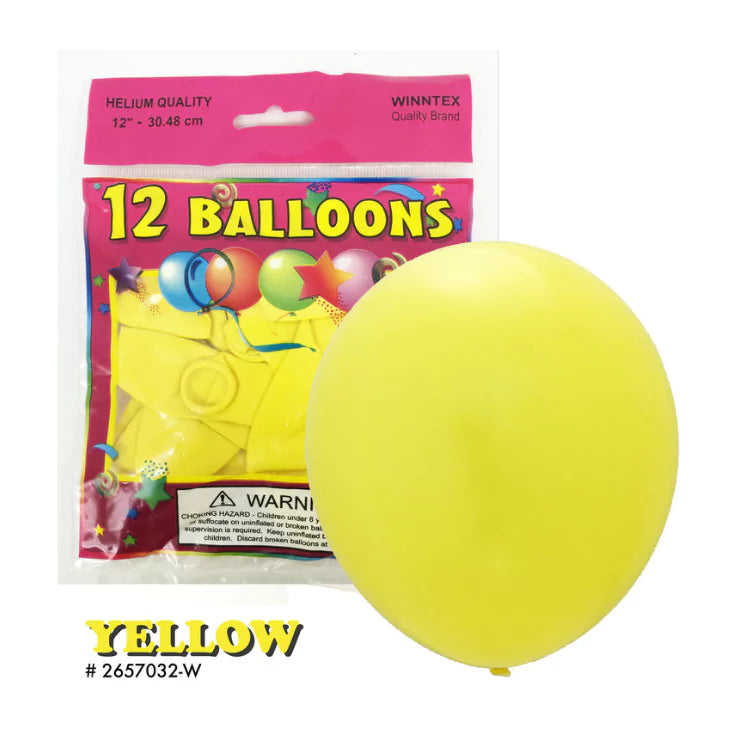 12ct Yellow Latex