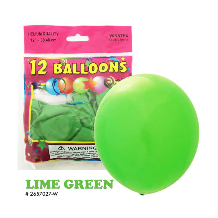 12ct Lime Green Latex